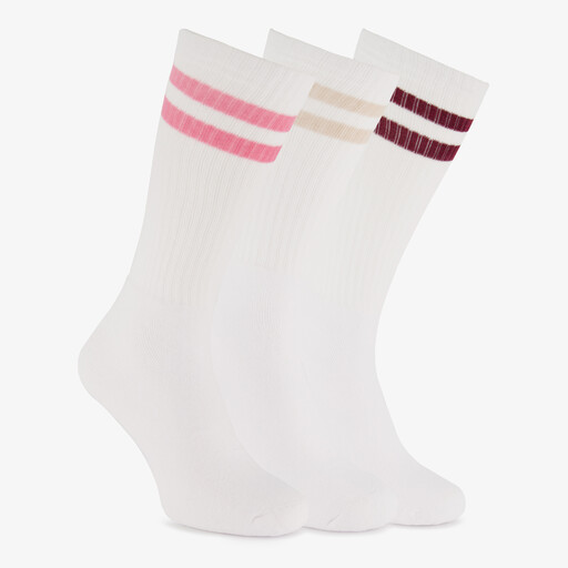 3-pack dames sportsokken wit