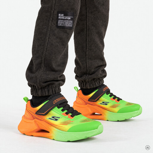 Tidal-Tech jongens sneakers oranje groen