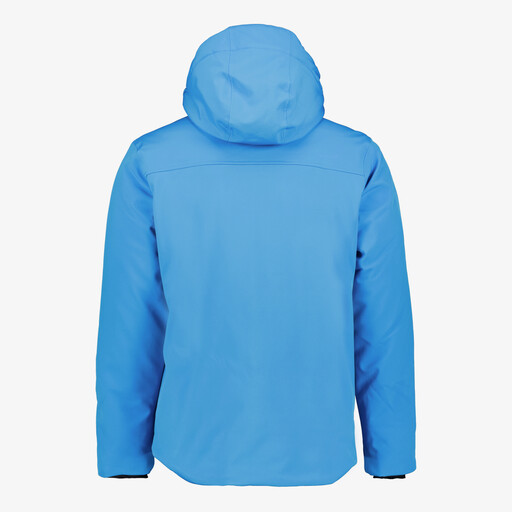 Heren softshell ski-jas 8000 mm waterkolom blauw