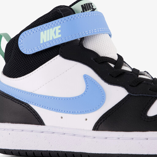 Court Borough Mid 2 hoge sneakers wit zwart