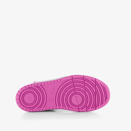 Court Bordough Mid 2 meisjes hoge sneakers wit roze