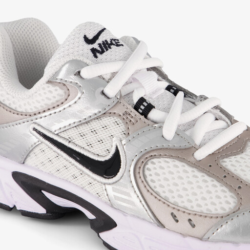 V5 RNR Lace (PS) meisjes sneakers wit zilver