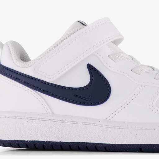 Court Bordough Low jongens sneakers wit blauw