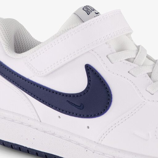 Court Bordough Low jongens sneakers wit blauw