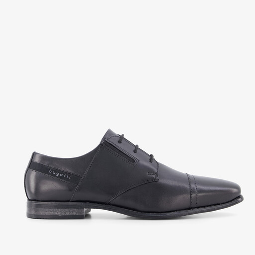 Leren heren veterschoenen zwart