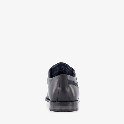 Leren heren veterschoenen zwart