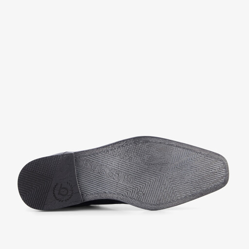 Leren heren veterschoenen zwart