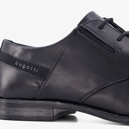 Leren heren veterschoenen zwart