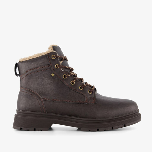 Gevoerde heren veterboots bruin