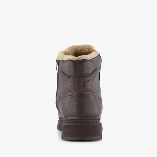 Gevoerde heren veterboots bruin