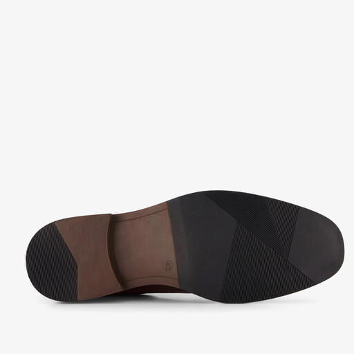 Leren heren veterschoenen bruin