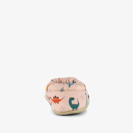 Dinos kinder pantoffels met dinos lichtroze