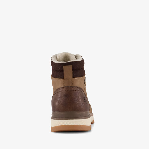 Gevoerde heren veterboots bruin