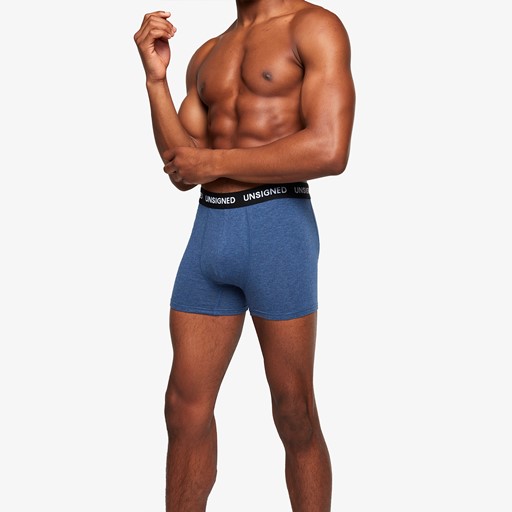 Heren boxershorts 2-pack blauw