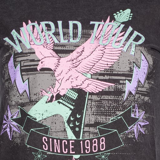 Dames T-shirt met bliksemschichten