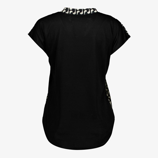 Dames blouse met retro print