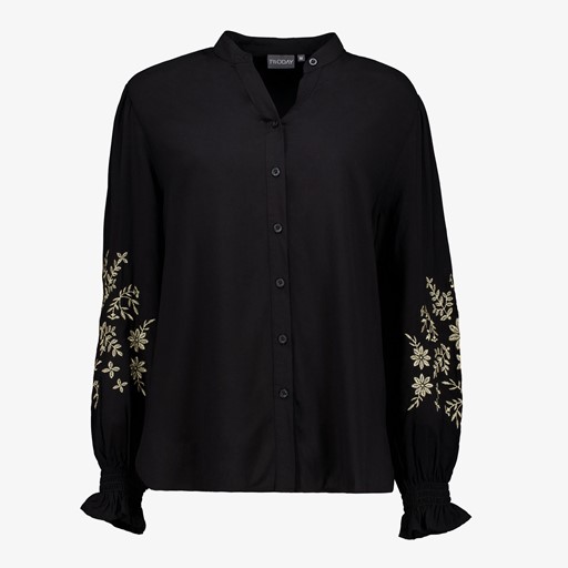 Dames blouse met geborduurde details