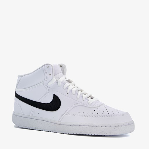 Court Vision Mid hoge heren sneakers wit