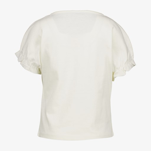 Meisjes T-shirt met bloemen en glitters