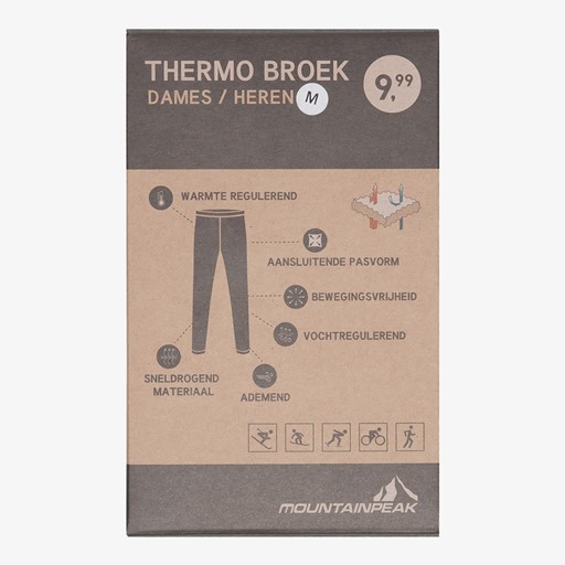 Heren/dames thermobroek