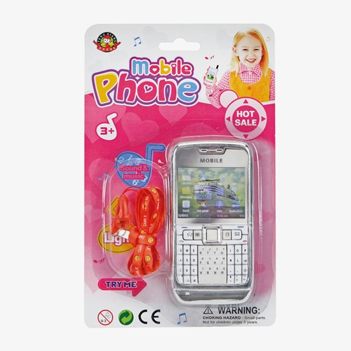 Kinder telefoon met oordopjes
