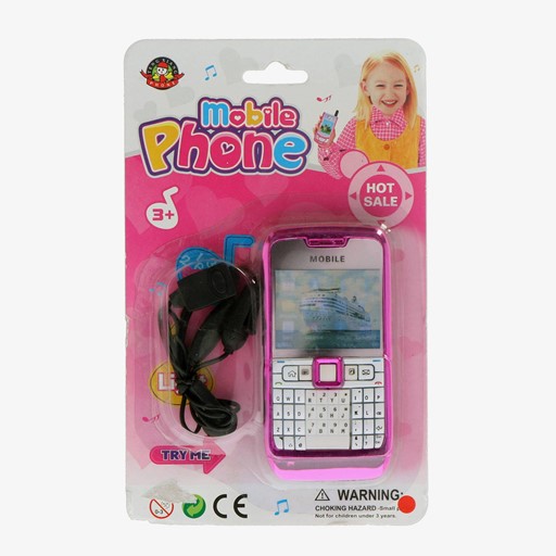 Kinder telefoon met oordopjes
