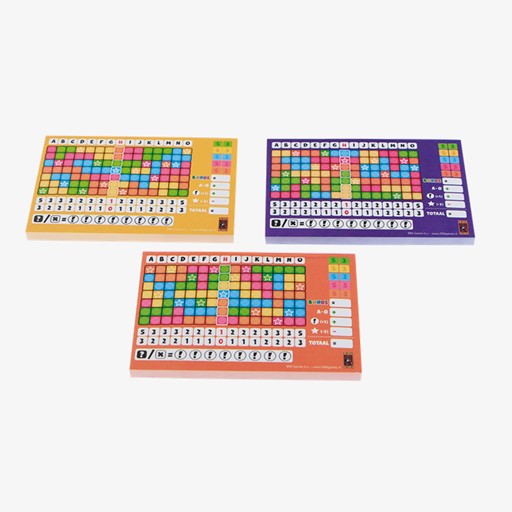 Spel Keer Op Keer Scoreblok 3 Stuks Level 2,3,4