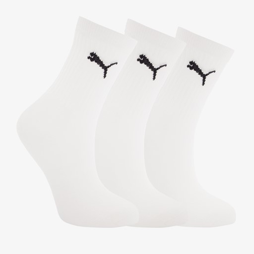 Crew kinder sokken 3 paar wit