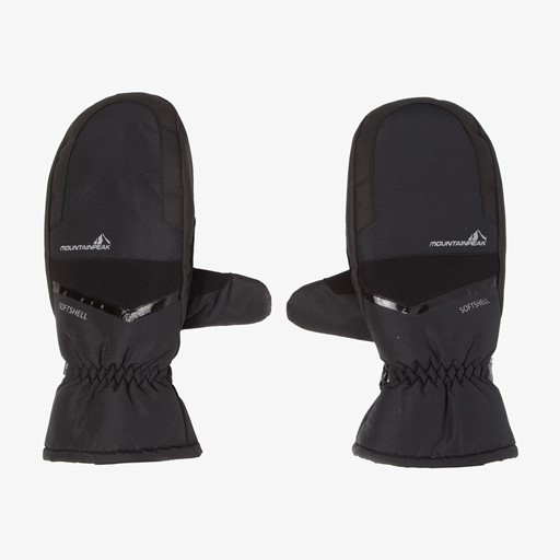 Dames pro softshell skiwanten zwart