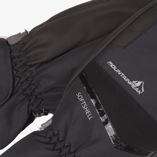 Dames pro softshell skiwanten zwart