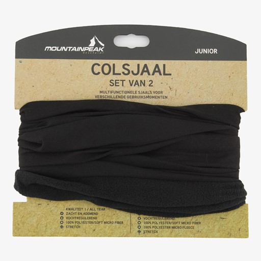 Multifunctionele colsjaal 2-pack JR