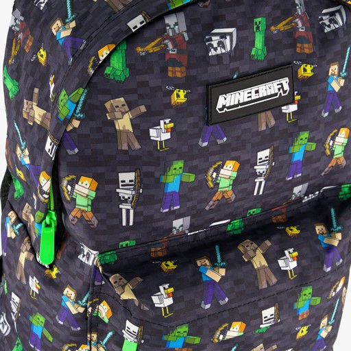 Minecraft rugzak zwart 17 liter