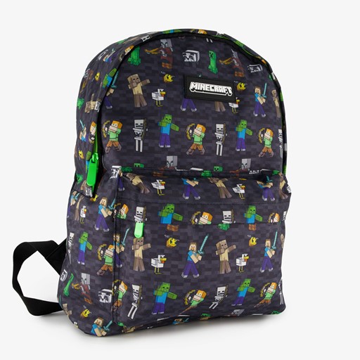 Minecraft rugzak zwart 17 liter