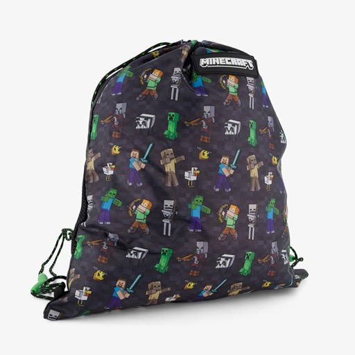 Minecraft gymtas zwart