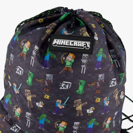 Minecraft gymtas zwart