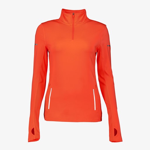Dames hardloop pully oranje