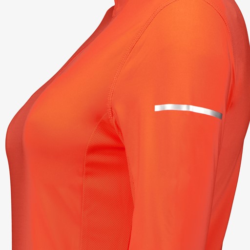 Dames hardloop pully oranje