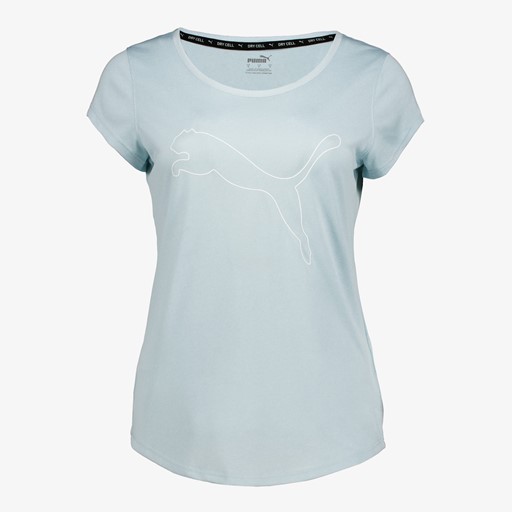 Heather Cat sport dames T-shirt lichtblauw