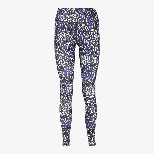 Dames sportlegging zwart met print