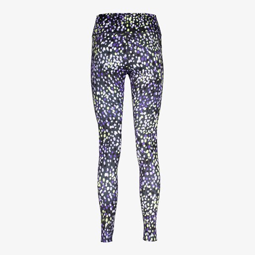 Dames sportlegging zwart met print