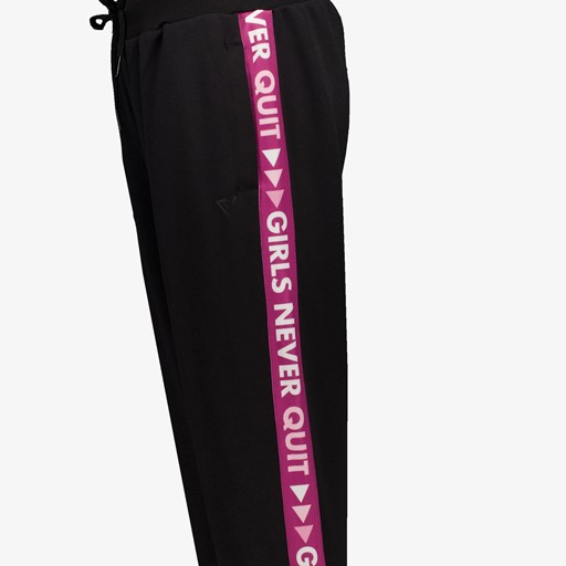 Meisjes trainingsbroek zwart/roze
