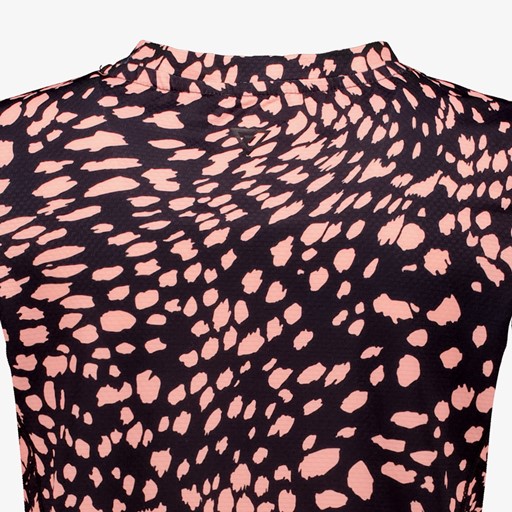 Dry sport meisjes T-shirt met roze print