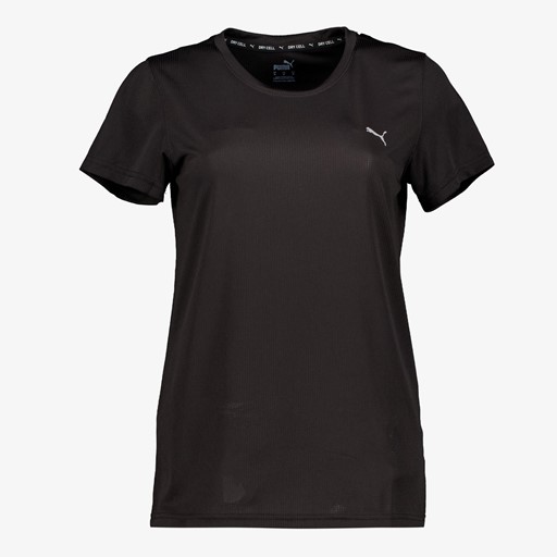 Performance dames sport T-shirt zwart