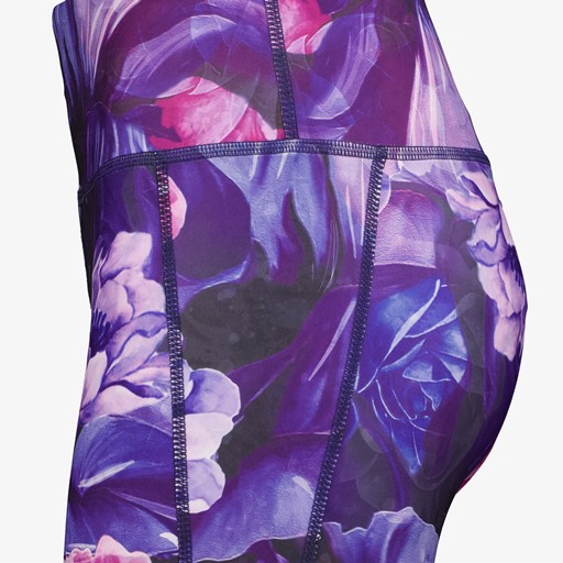 Dames sportlegging met bloemenprint