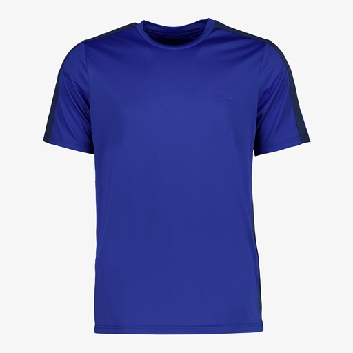 Heren voetbal T-shirt blauw
