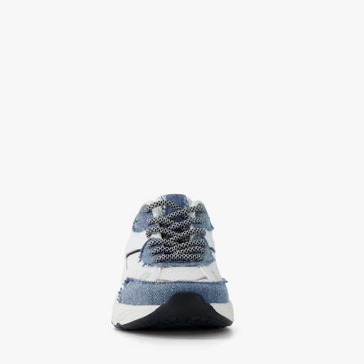 Meisjes dad sneakers met denim details