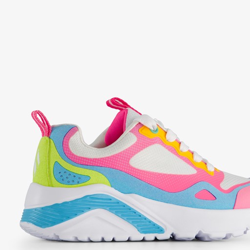 Uno meisjes sneakers wit roze