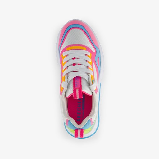 Uno meisjes sneakers wit roze