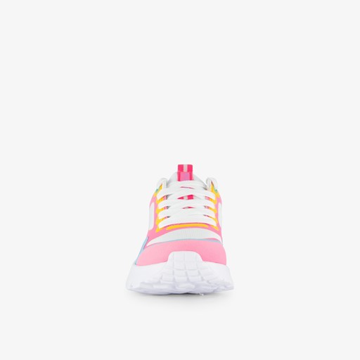 Uno meisjes sneakers wit roze