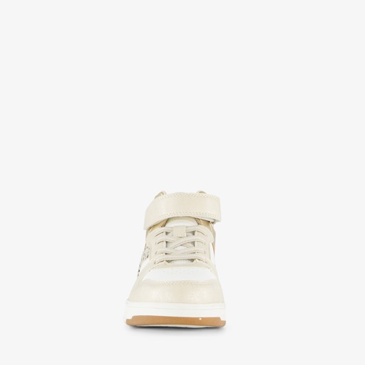 Hoge meisjes sneakers met luipaardprint